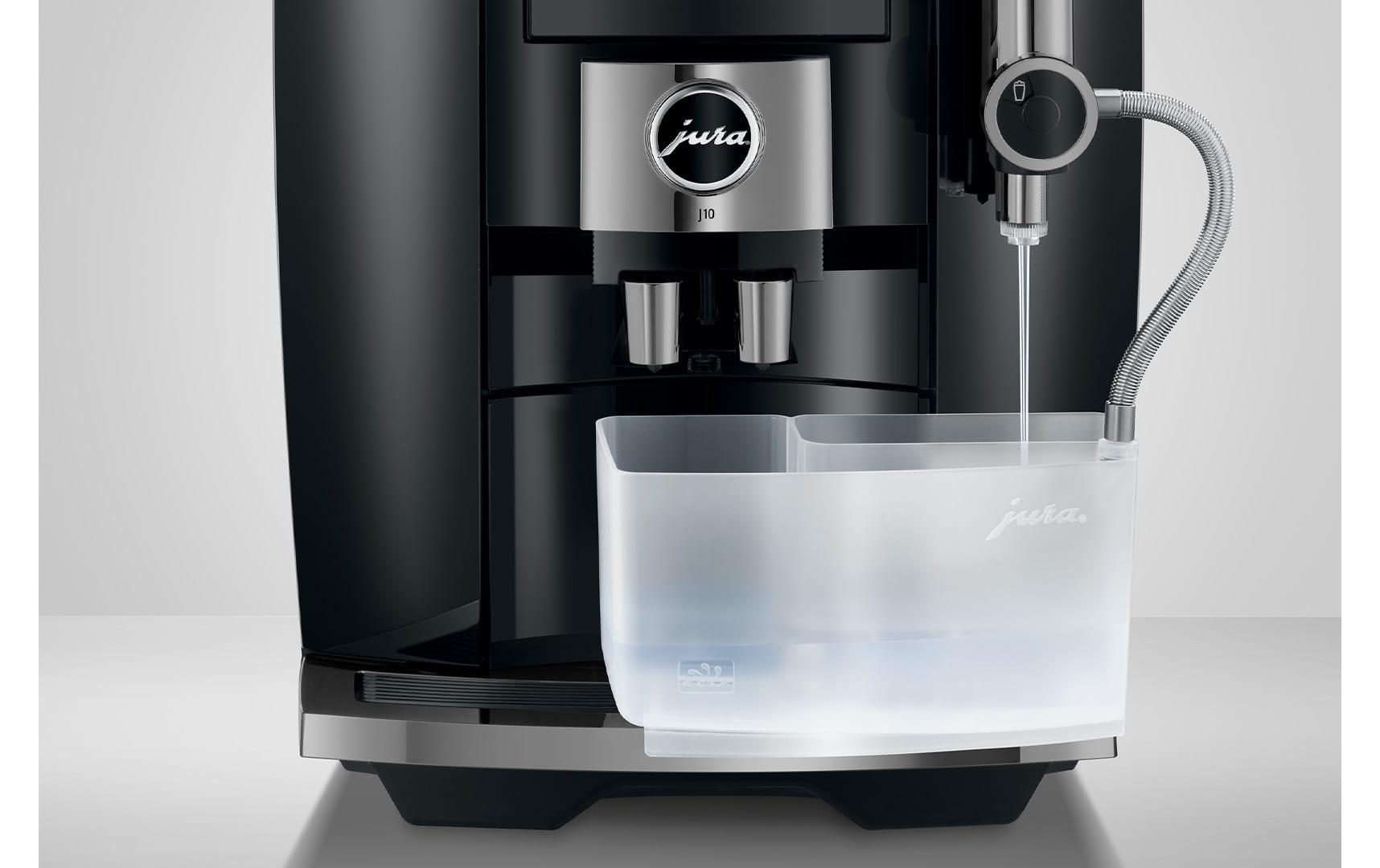 Kaffeevollautomat J10 Piano Schwarz<br>Vollautomatische Kaffeemaschine