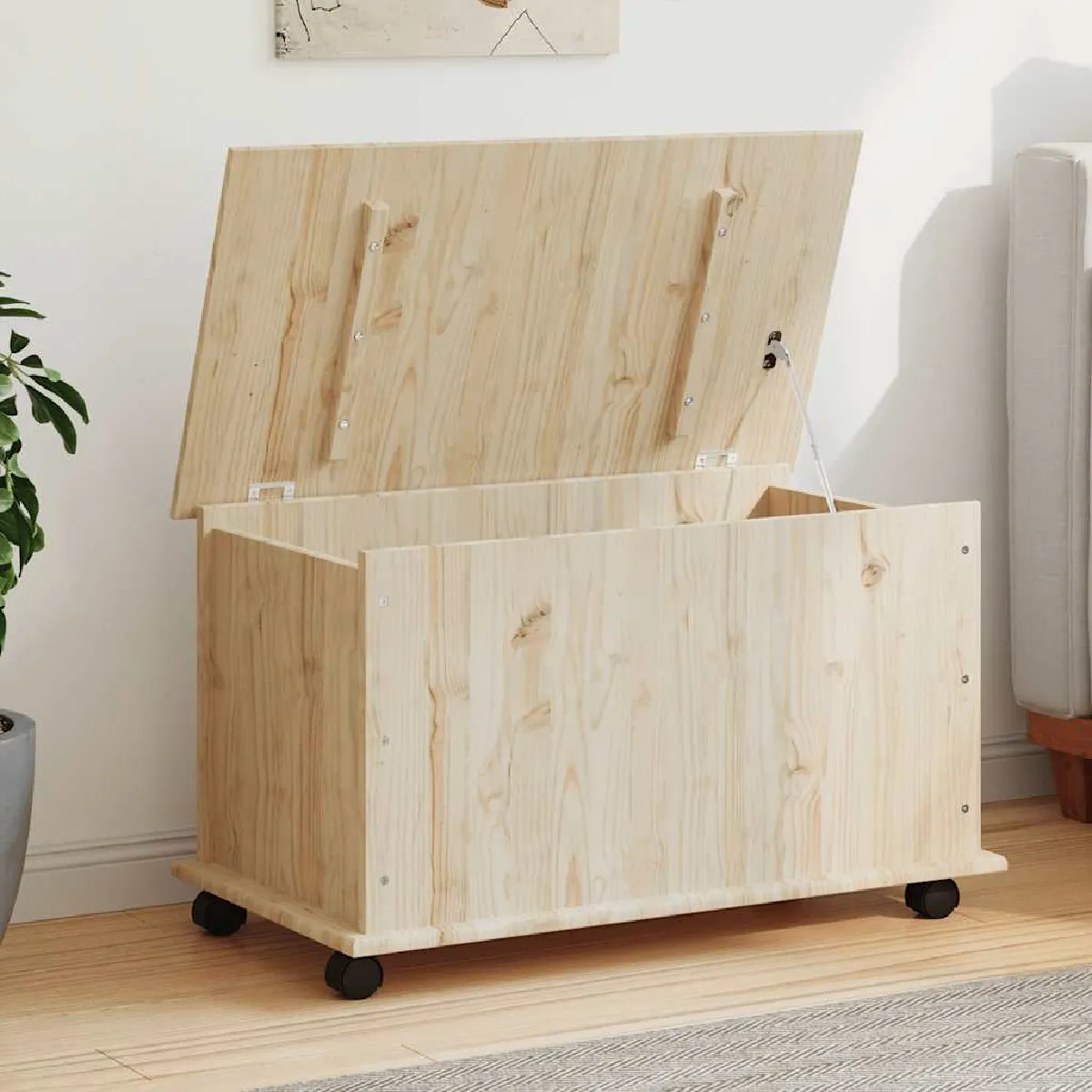 vidaXL Coffre à Roulettes Alta