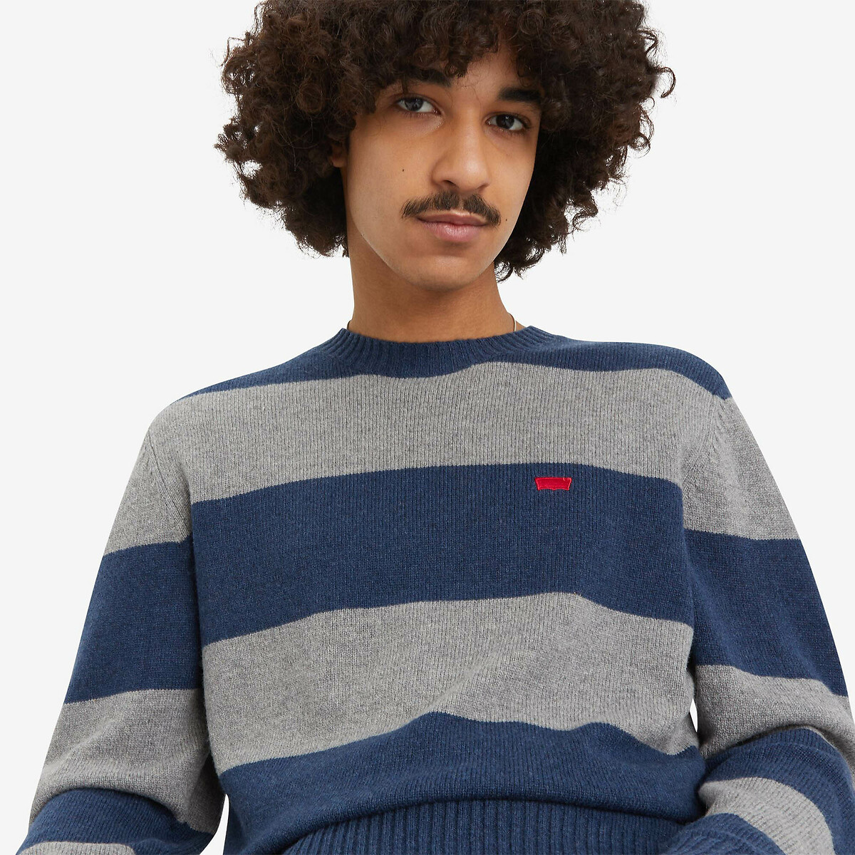 Suéter listrado de lã da Levi's