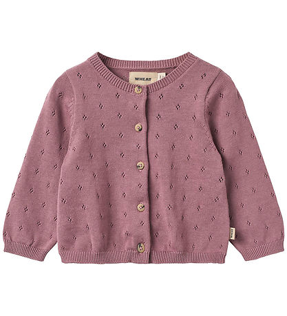 Wheat Cardigan - Strik - Maia - Lavender Dawn m. Hulm?nster