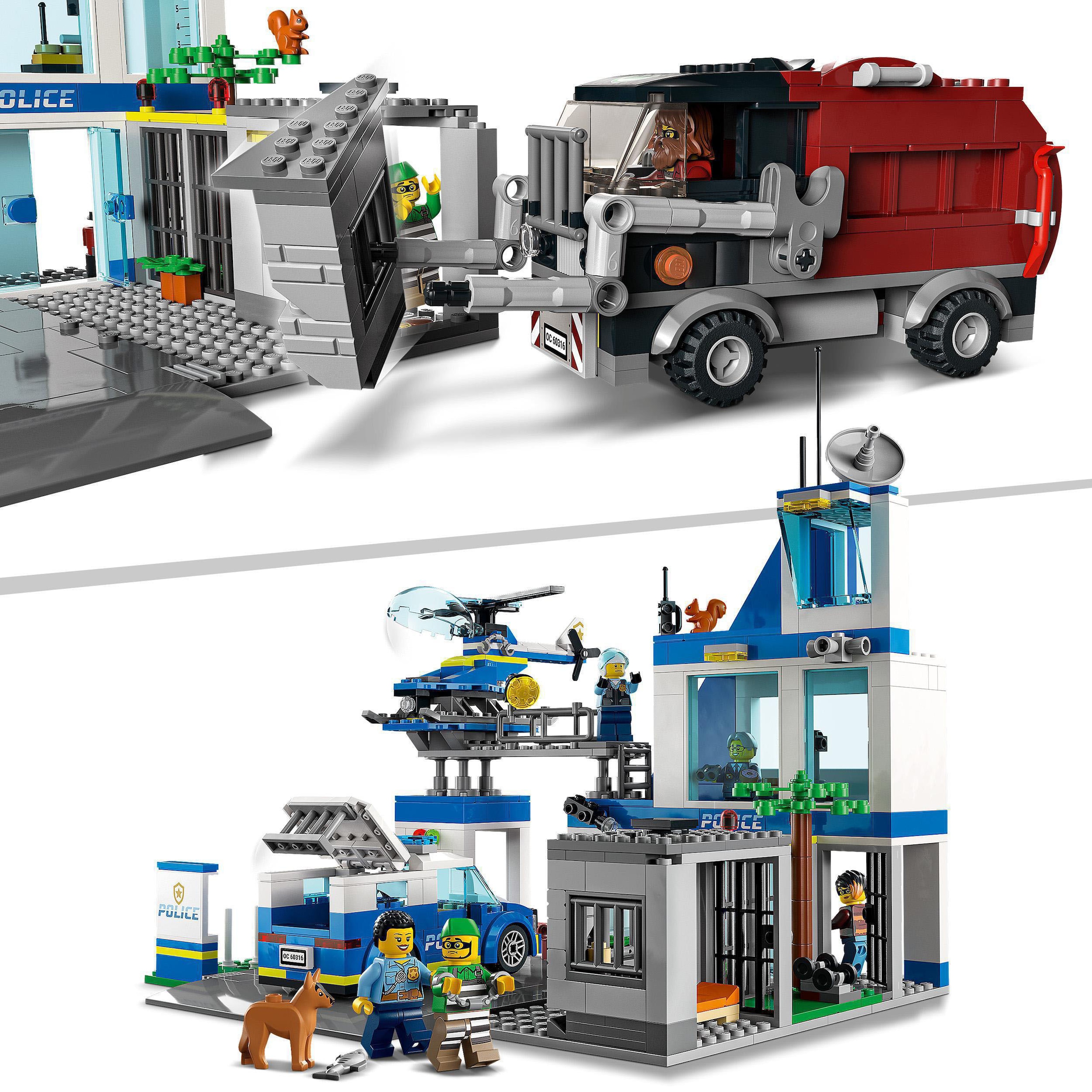 LEGO® Konstruktionsspielsteine »Polizeistation (60316), LEGO® City«