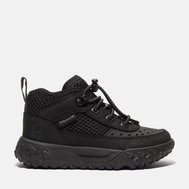 Sapato Oxford GreenStride Motion 6 Super para Crianças na cor Preta
