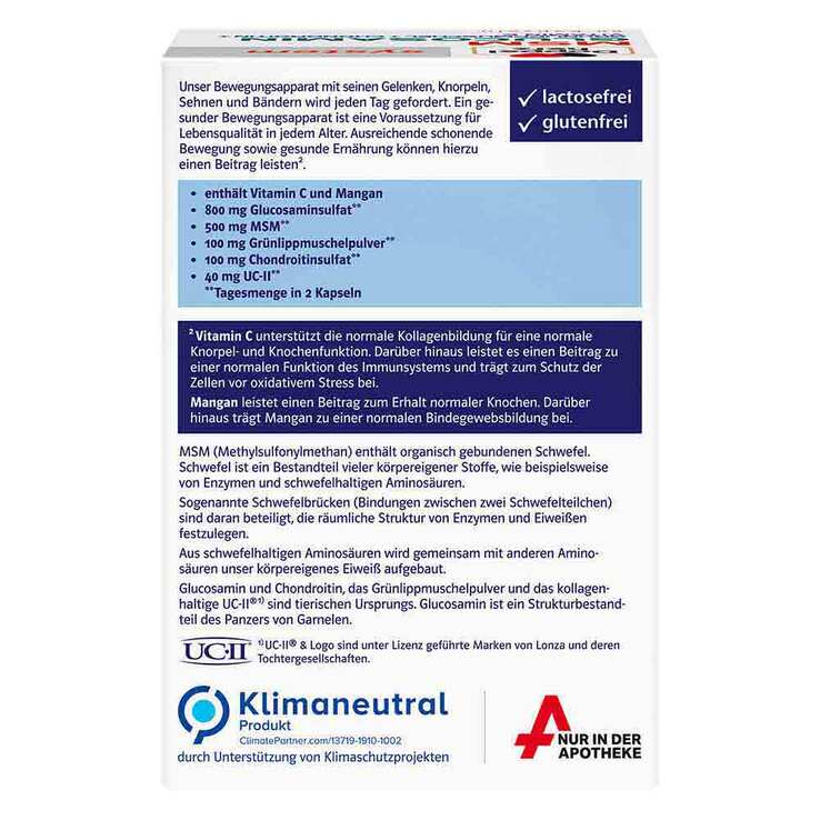 Doppelherz MSM Glucosamin system Kapseln, 60 St