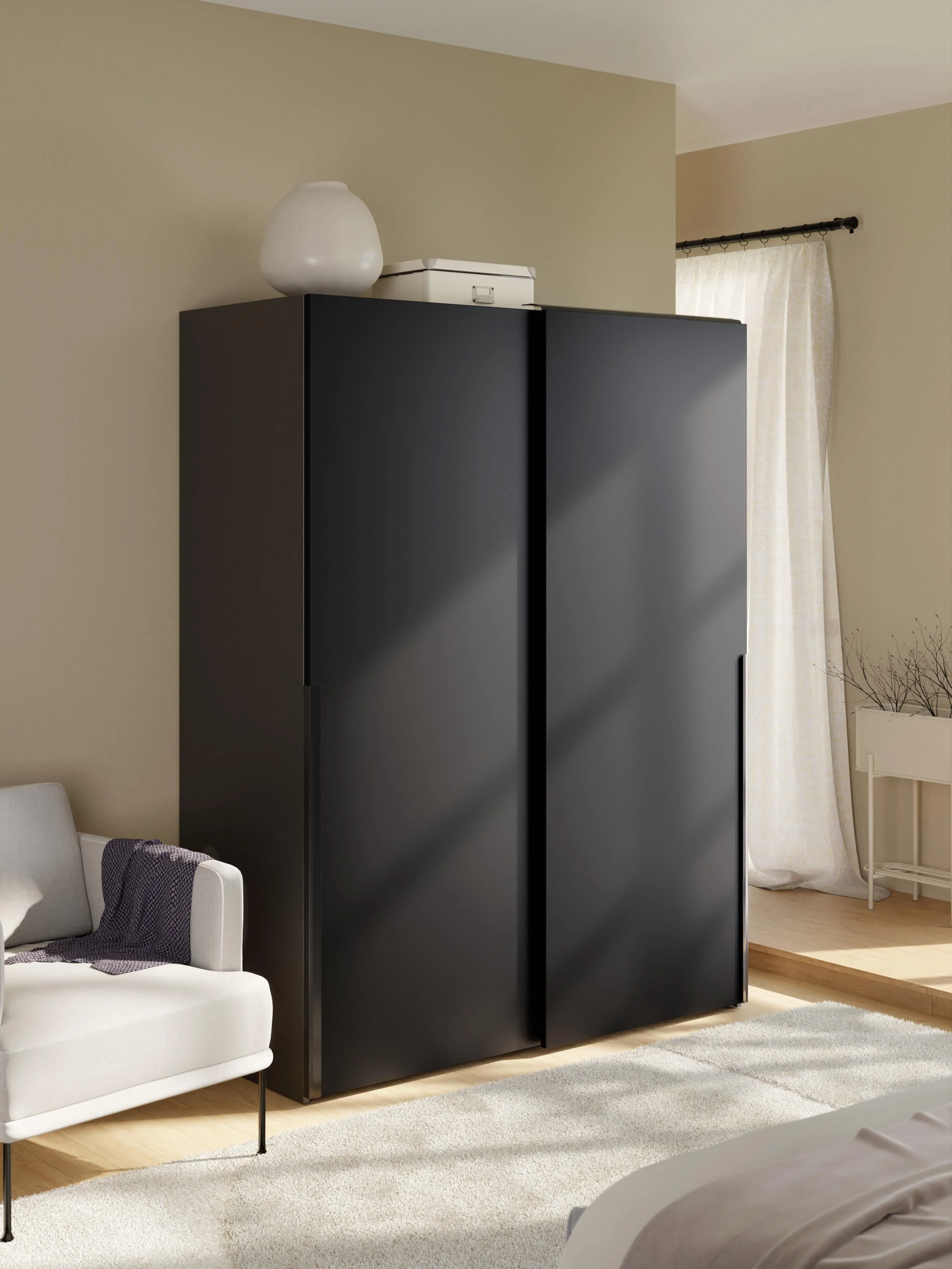 Modulaire schuifdeurkast Leon, 150 cm breed, diverse varianten