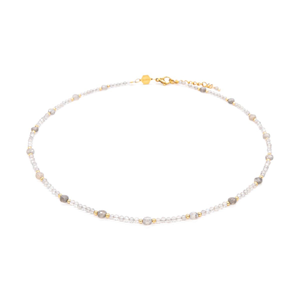 Collier Paloma en pierres Labradorite