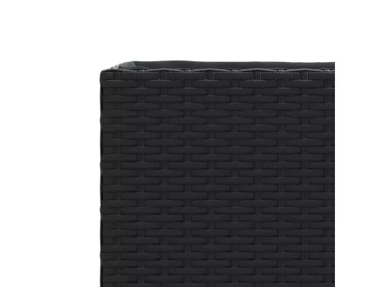 Jardinière bac lit surélevé résine noire 72 x 30 x 32 cm 02_0038854