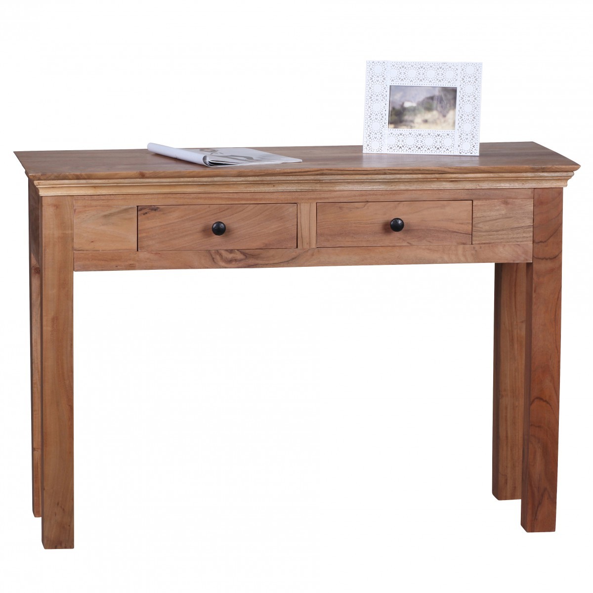 Konsolentisch - Akazie massiv lackiert - 110 cm