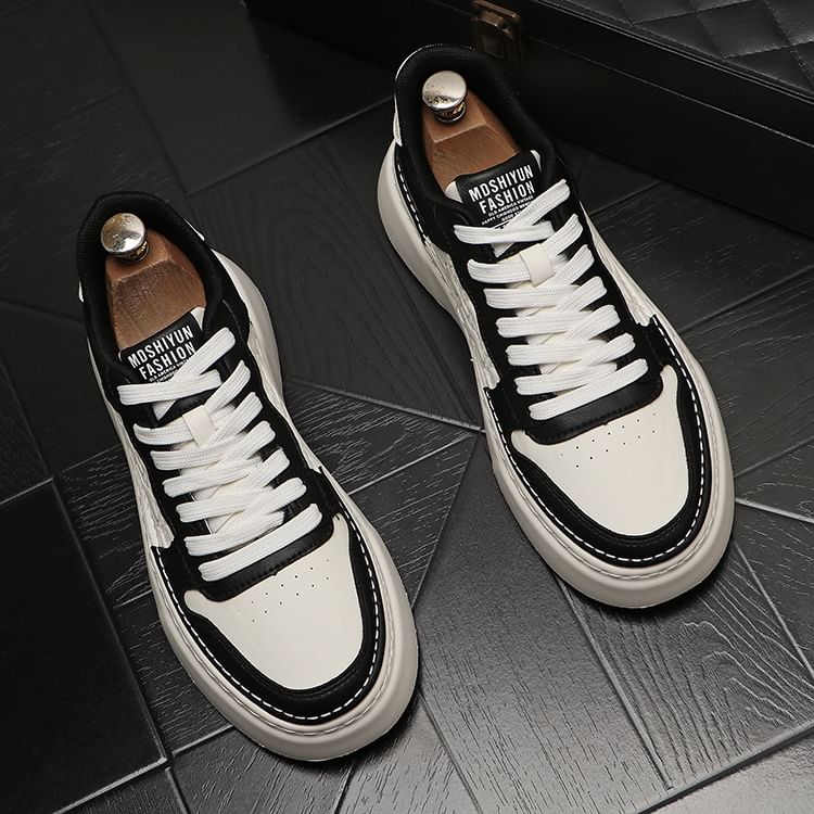 Mr Ozera - Platform Paneel Sneakers