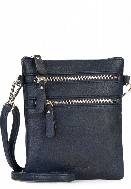 Emma E&N Handtasche mit Reissverschluss .100N black