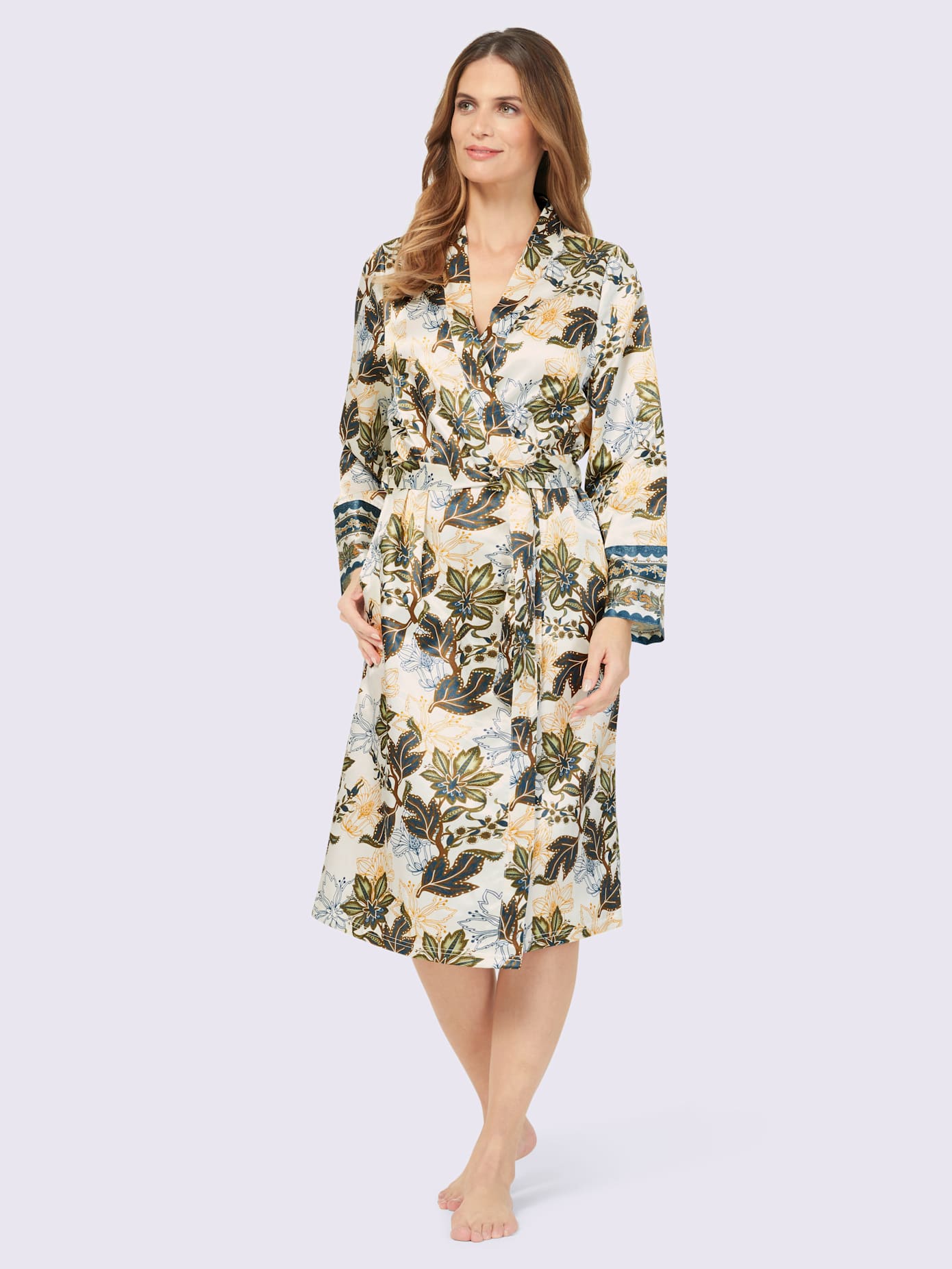 Robe de chambre satin