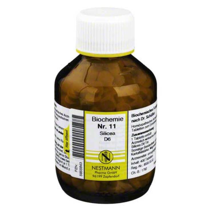 Biochemie 11 Silicea D 6 Tabletten, 400 St