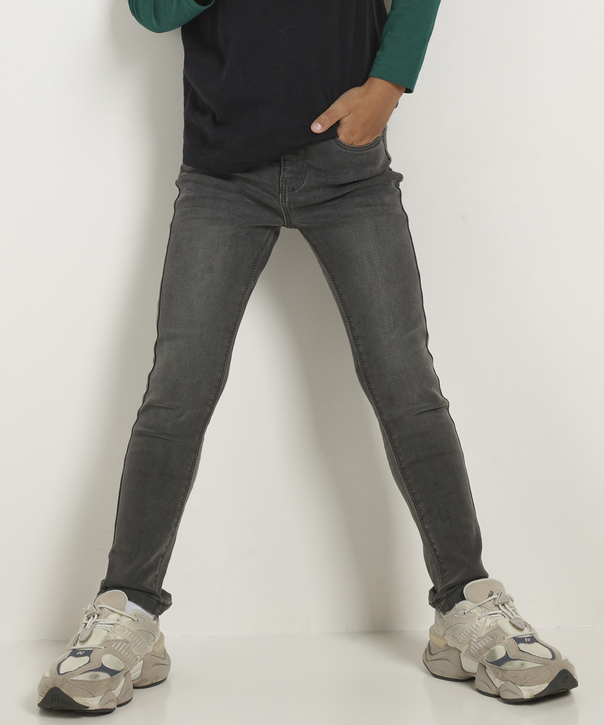 skinny fit jogg jeans - grijs