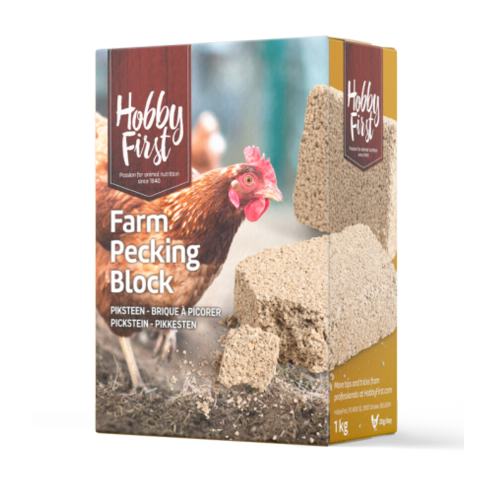 HobbyFirst Farm Pecking Block 1 kg
