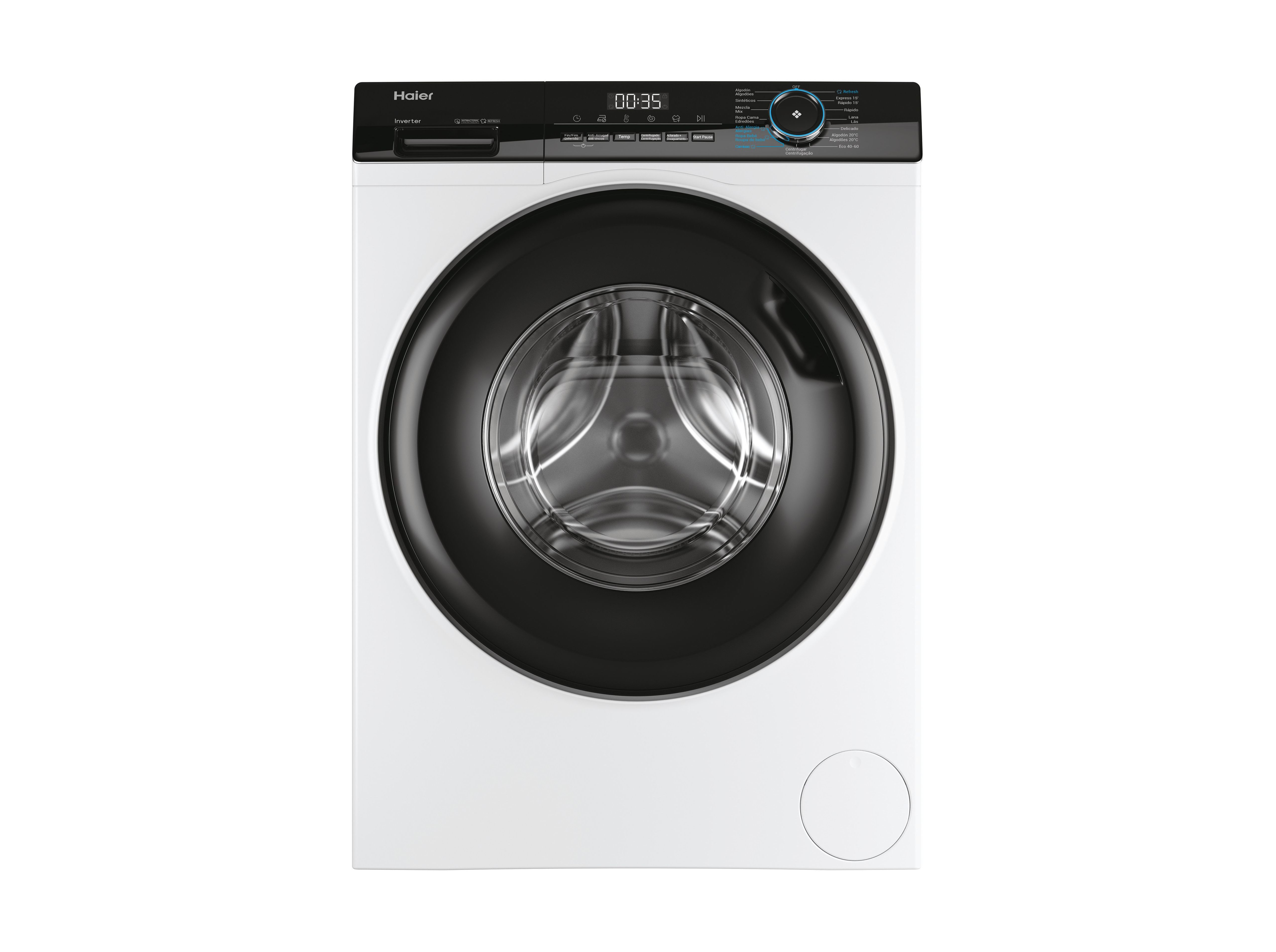 MÁQUINA DE LAVAR ROUPA HAIER HW80-BP14939-IB - BRANCO A 8KG