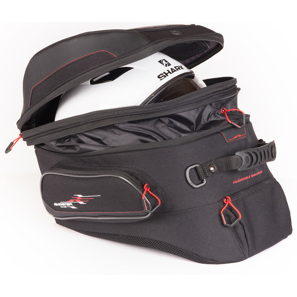 Bagster - Sacoche de réservoir Adventur Lock Noir / Rouge