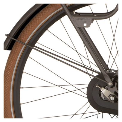 Cortina Tige de garde-boue arrière 28 Foss iron noir mat