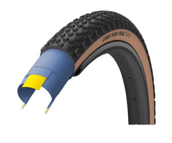 Goodyear Peak 700x40c TLR 120 TPI Tan Skinwall