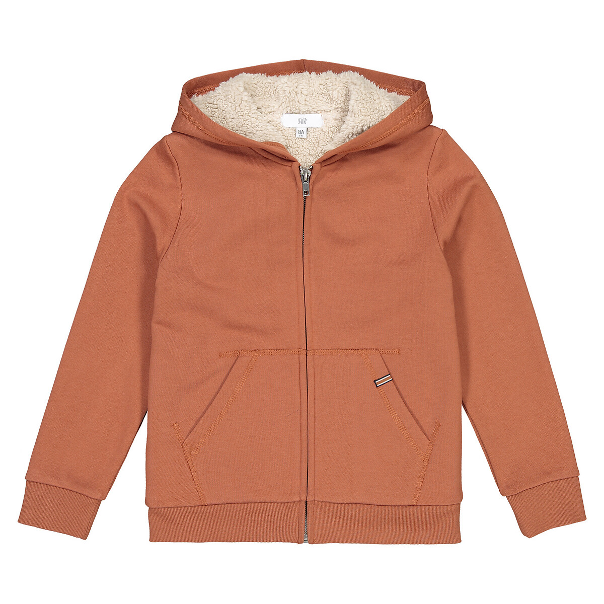 COLEÇÕES LA REDOUTE<br>Moletom com zíper, forrado com sherpa quente