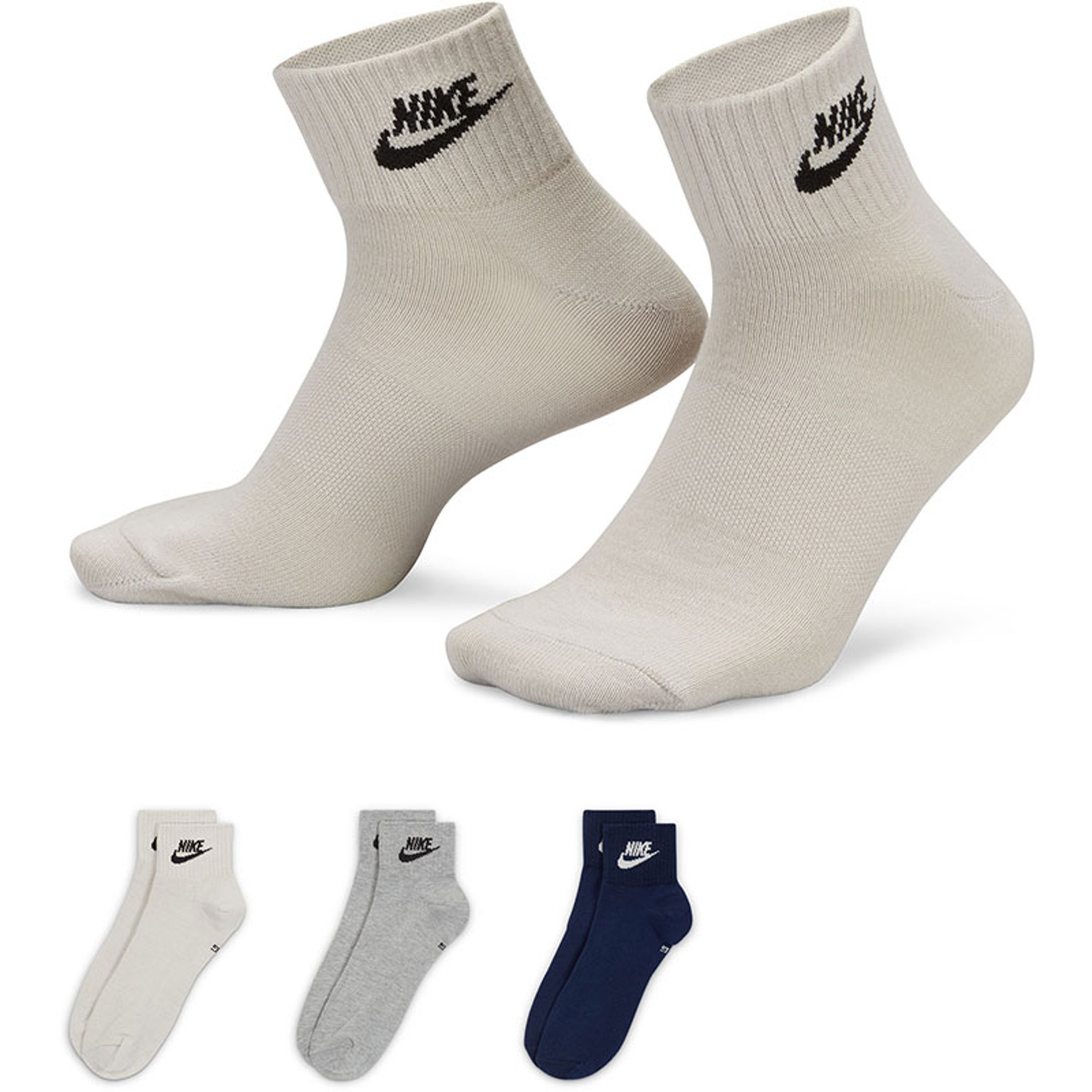 Nike Essential 3-Pack Enkel Sokken