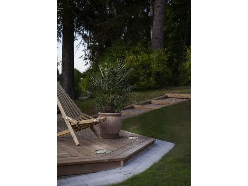 Star Trading Gartenlicht Scheinwerfer Decklight Silber, War Solargartendekoration