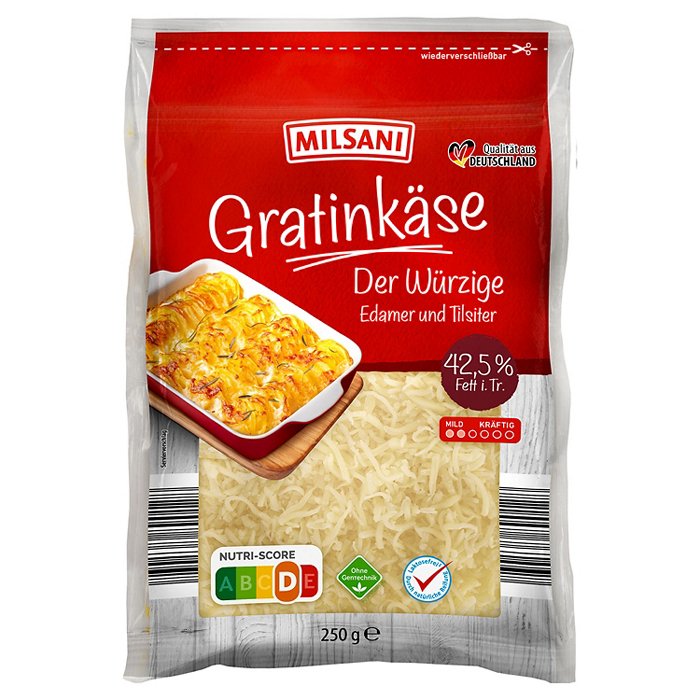 MILSANI Reibekäse Classic 250 g
