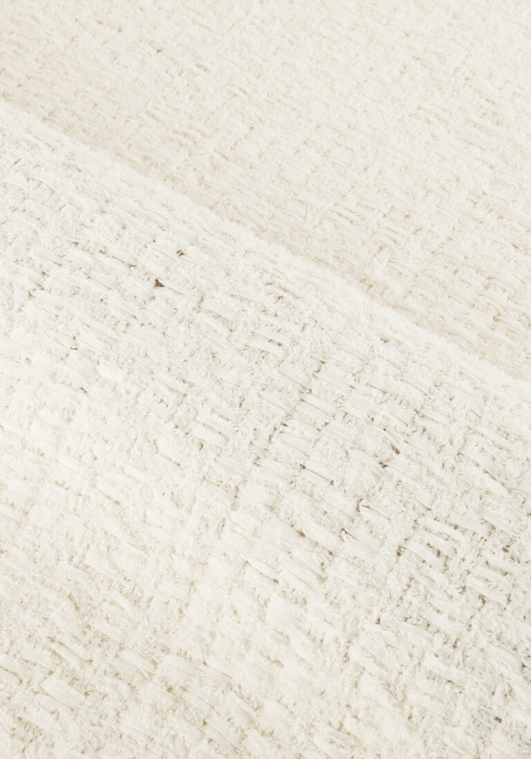 witte olaf hussein trui textured boxy knitted crewneck