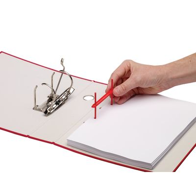 Bankers Box - 100 clips pour archives - rouge - Fellowes