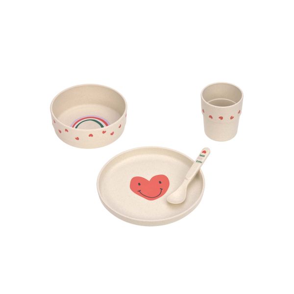 Lässig Eetset Happy Rascals Heart Lavender