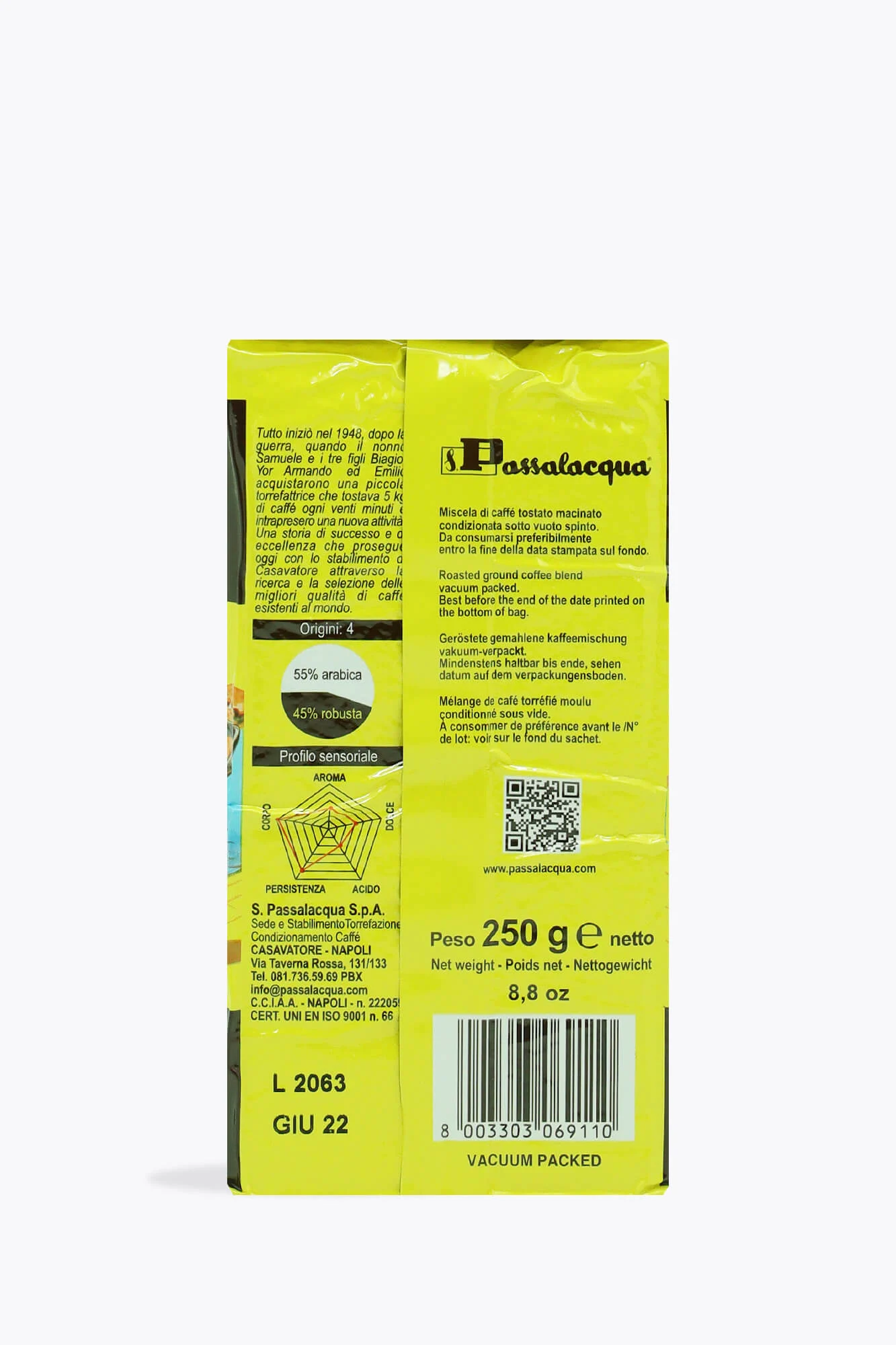 Passalacqua Mehari gemahlen 250g