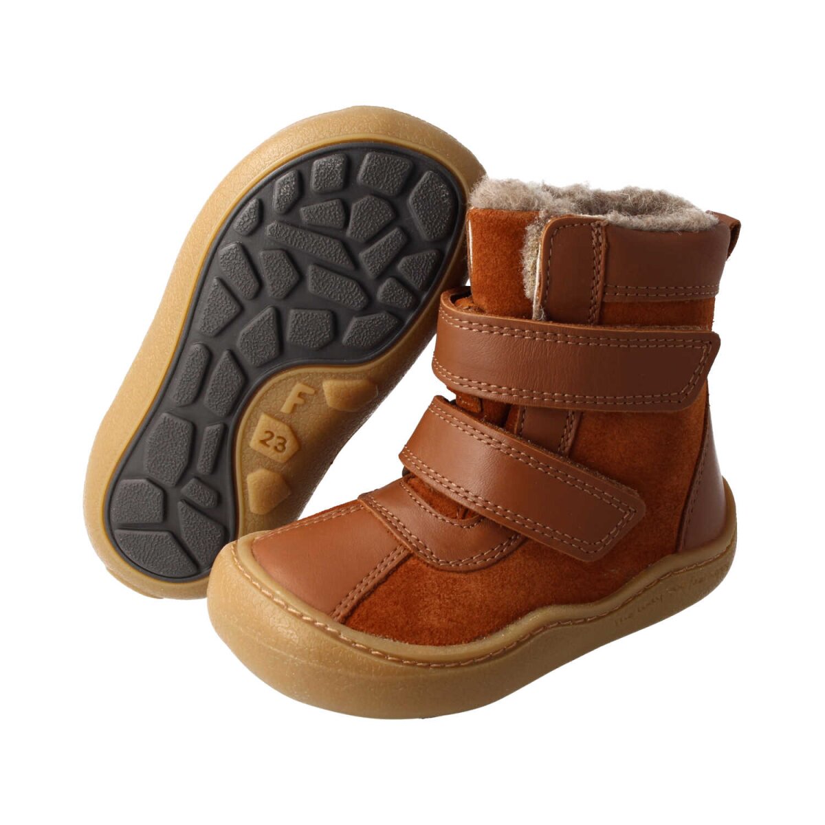 WB4203-WX9 chestnutANAPURNA BIO NAPPA-VELOURSLEDER TEX (PFC-FREI) wool velcro Weite/W