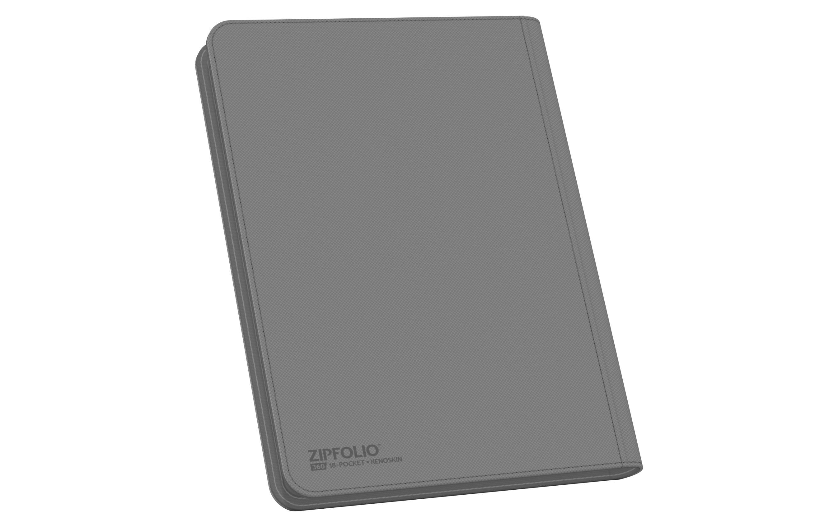 Karten-Portfolio ZipFolio XenoSkin 18-Pocket, grauHochwertige Kartenmappe