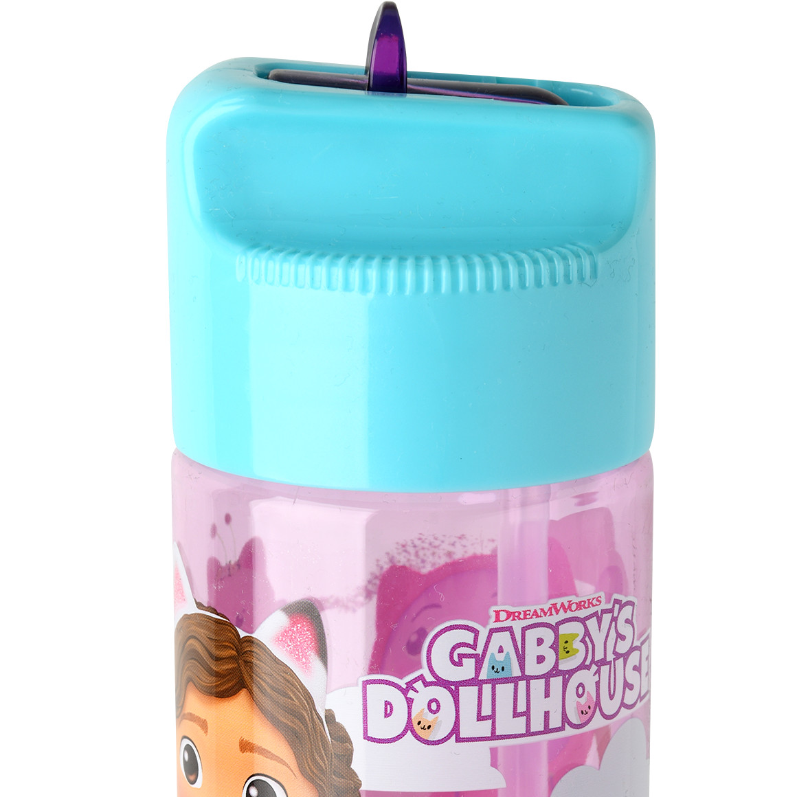 Topolino Gabby's Dollhouse Trinkflasche ca. 540 ml rosa / türkis