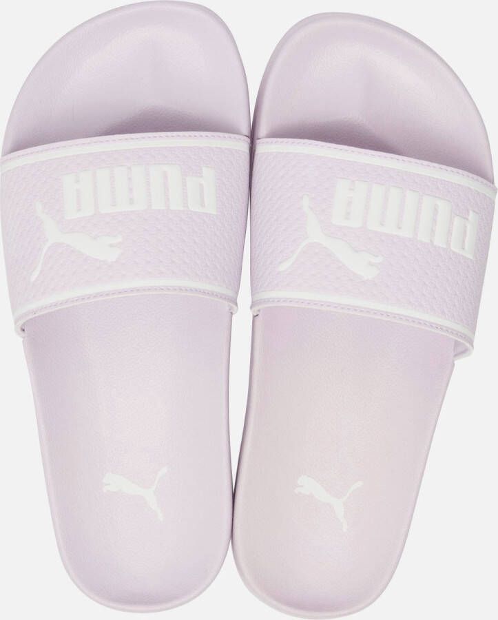 Puma Leadcat 2 0 2.0 badslippers wit zwart Rubber Logo 40.5