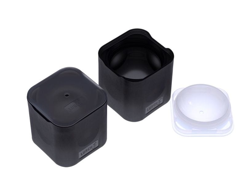 Lurch Eiswürfelform Kugeln Schwarz / Transparent, Ø 6 cm Ice Former Set