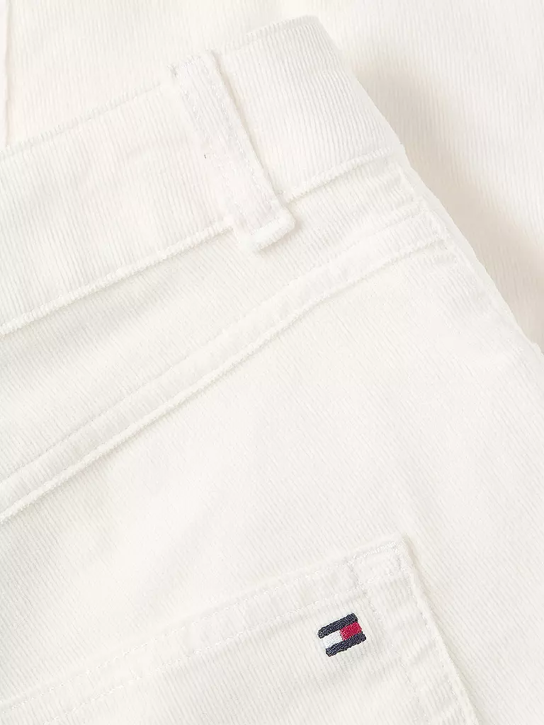TOMMY HILFIGER Cordhose Slim Fit weiss