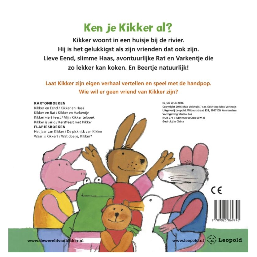 Ik ben Kikker! + handpop