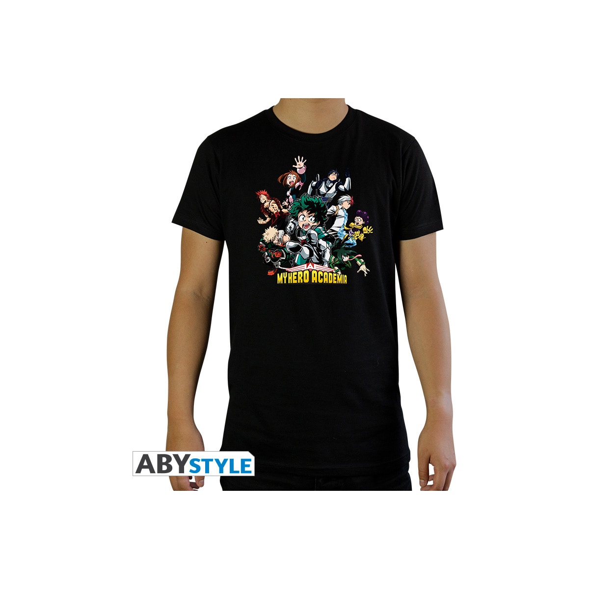 ABYStyle My Hero Academia Heroes T-skjorte (L)