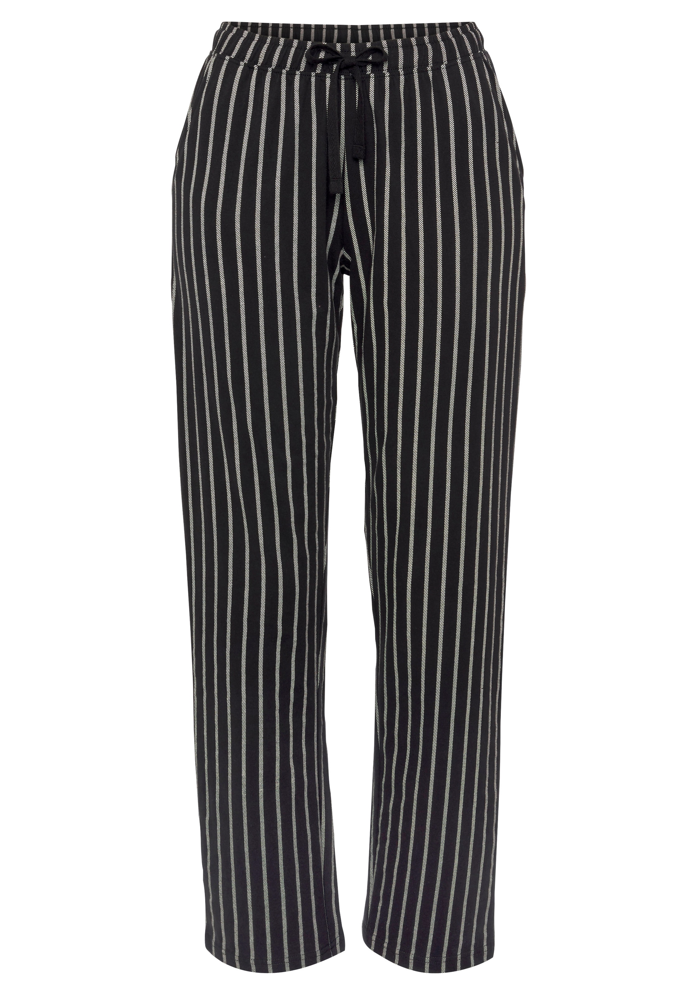 Vivance Dreams Pyjamahose  mit Schwarz-Weiss-Druck