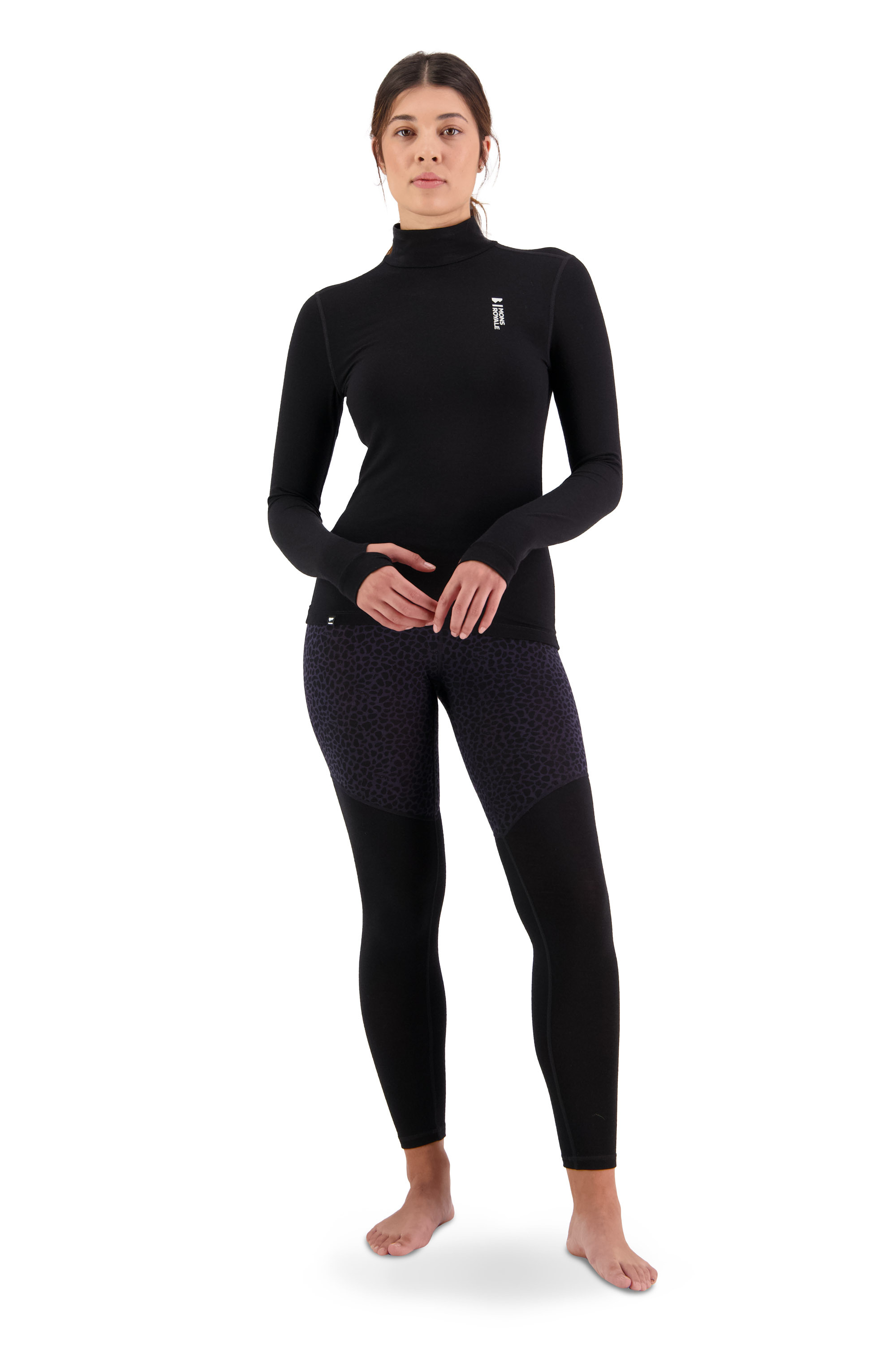 Cascade Mock Neck LS