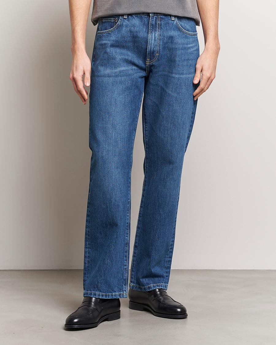 Jeanerica SM010 Straight Jeans Tom Mid Blue Wash