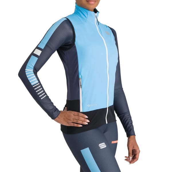 Veste ski de fond SPORTFUL APEX W VEST BLUE AQUARIUS/GALAXY BLUE