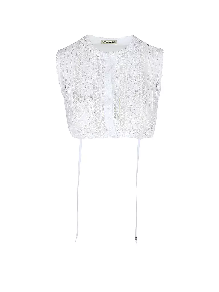 GOTTSEIDANK Dirndlbluse VIKTORIA weiss