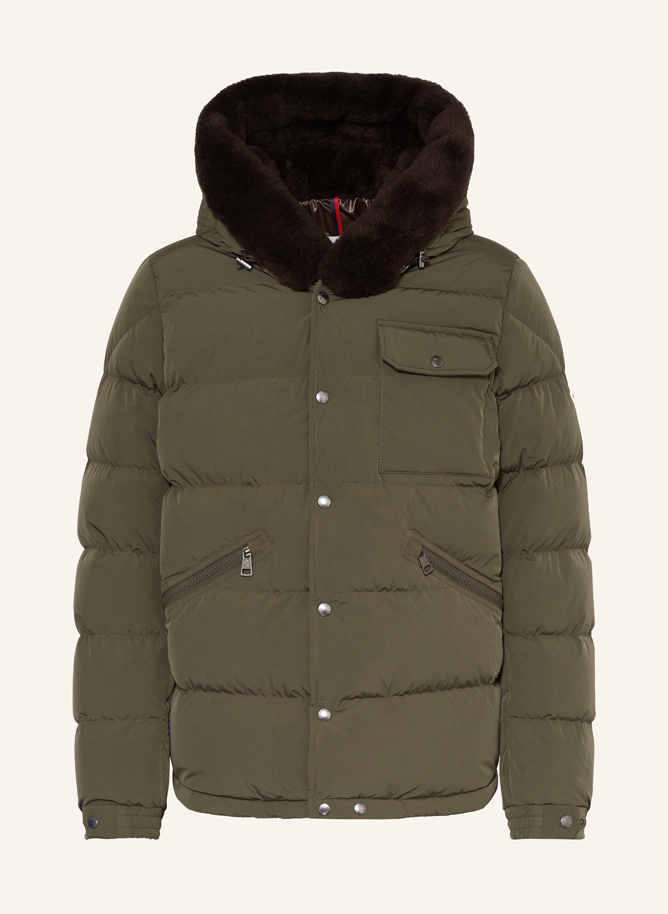 MONCLER Daunenjacke MARCELETTES mit Kunstfell