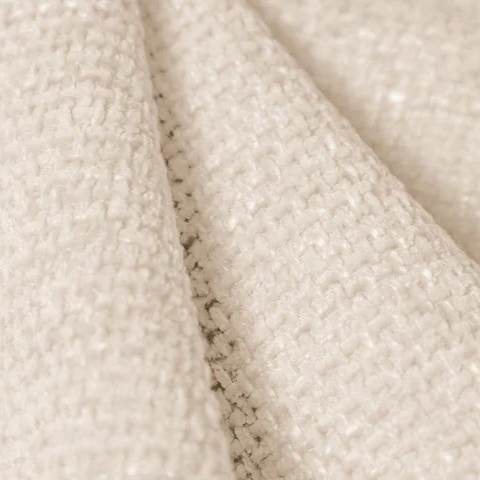 Micadoni Bedframe Miley met Opbergruimte - 200 x 200 cm - Chenille - CrÃ¨me