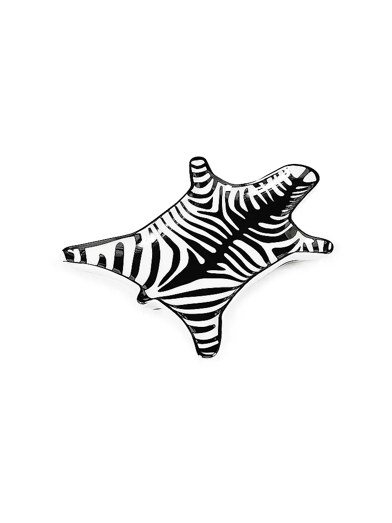 JONATHAN ADLER Schale ZEBRA 15x11cm Black / White schwarz