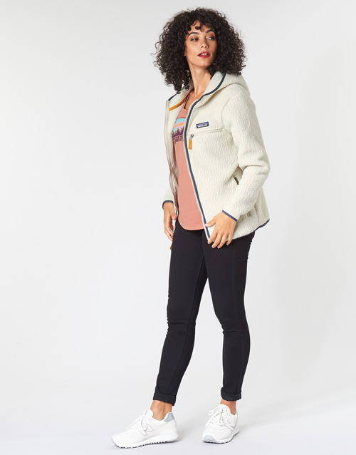 Patagonia - W'S RETRO PILE HOODY - Blanc