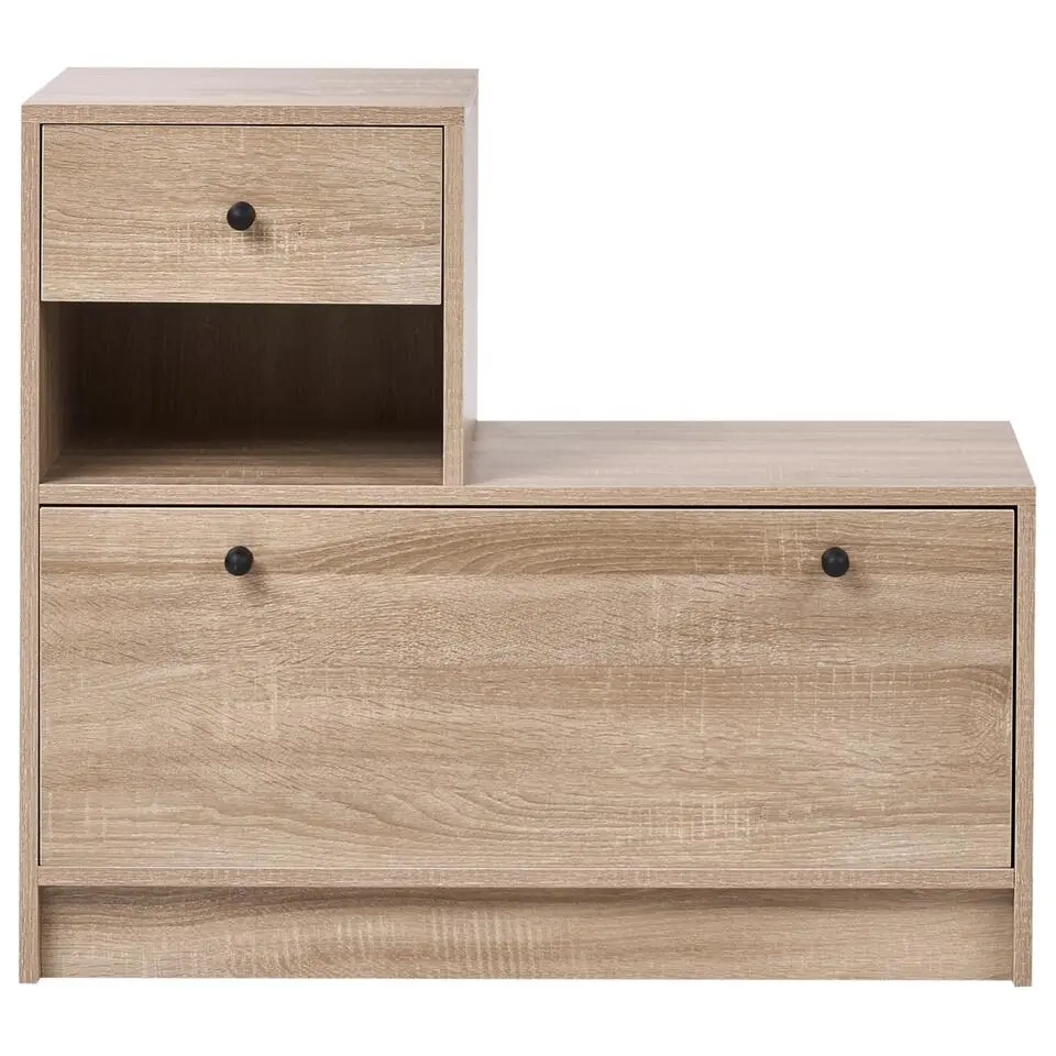 COOMA - Halmeubelset - Lichtbruin - Hout