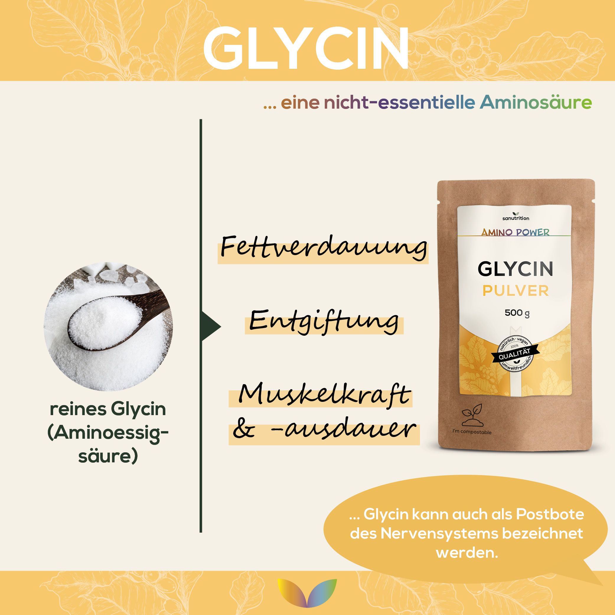 Sanutrition® - reines Glycin