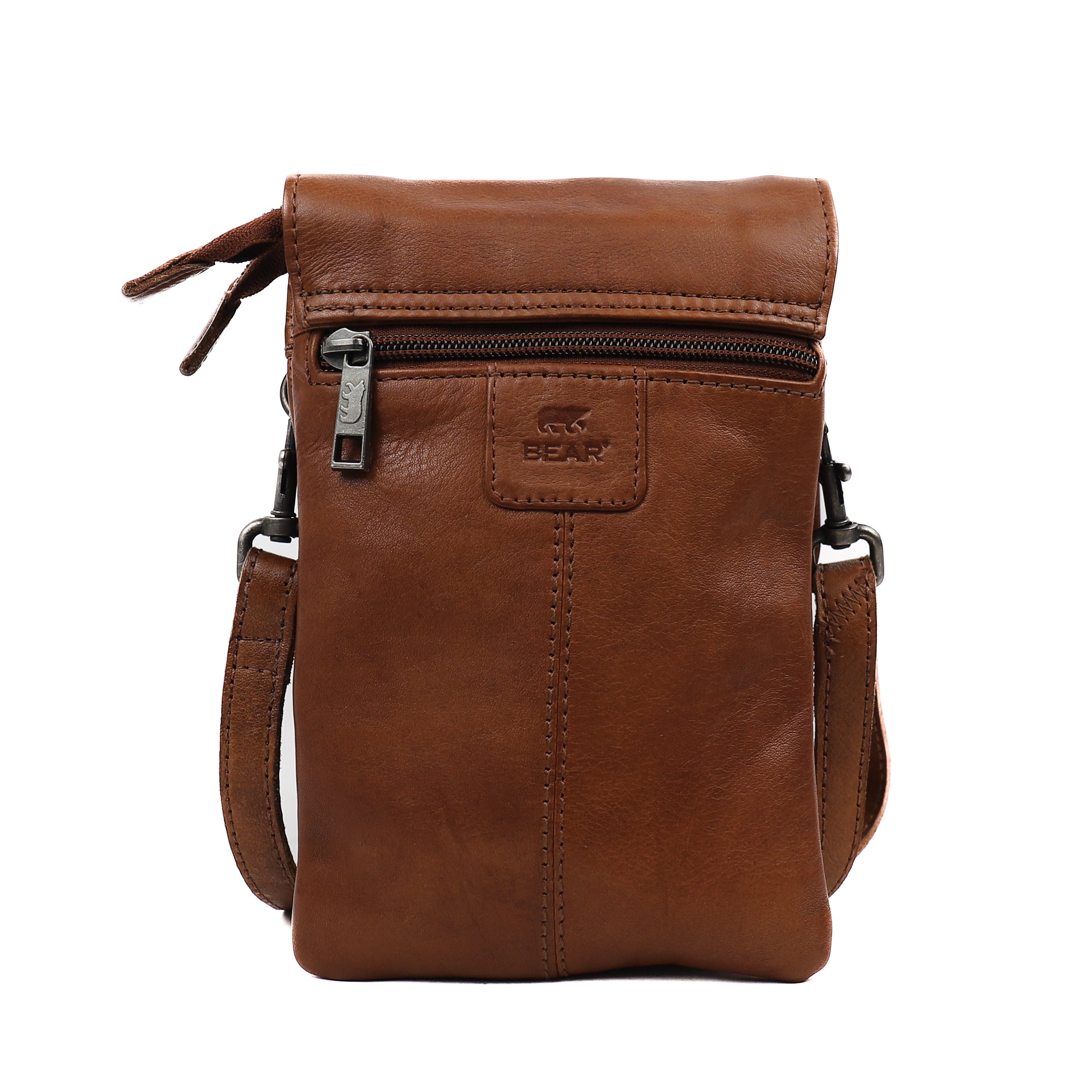 Schoudertasje 'Daisy' cognac Cognac