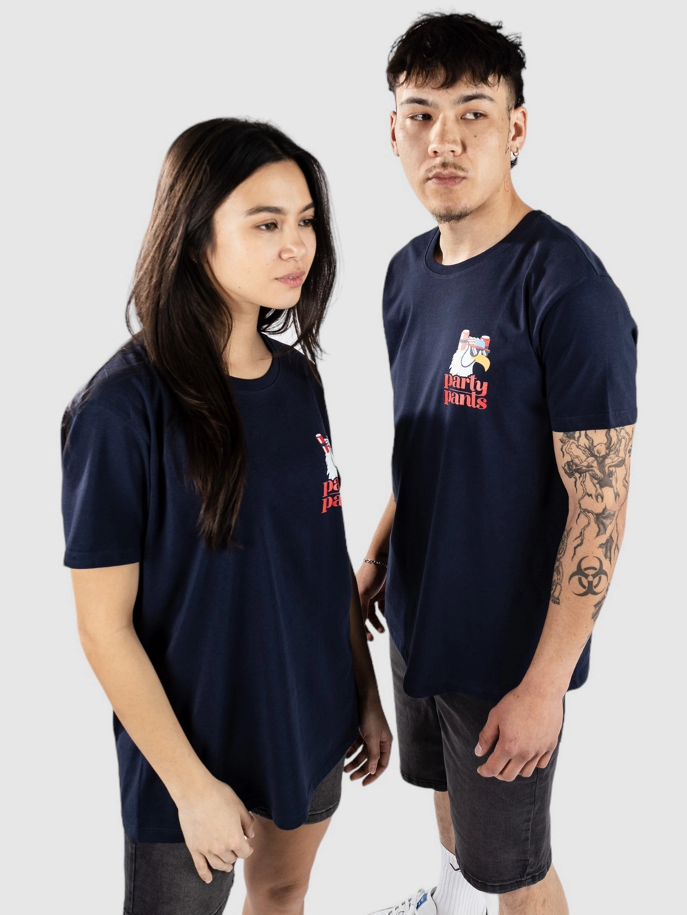 Party Pants Shred Eagle T-Shirt navy